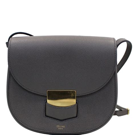 celine trotteur shoulder bag|Small Trotteur bag in grained calfskin .